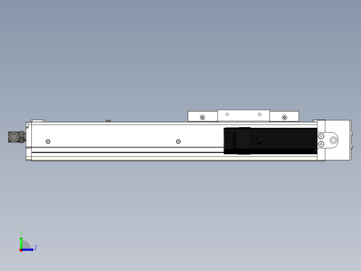 Toyo东佑达直线模组-ECH10-200-BR-100W+煞車左视缩略图
