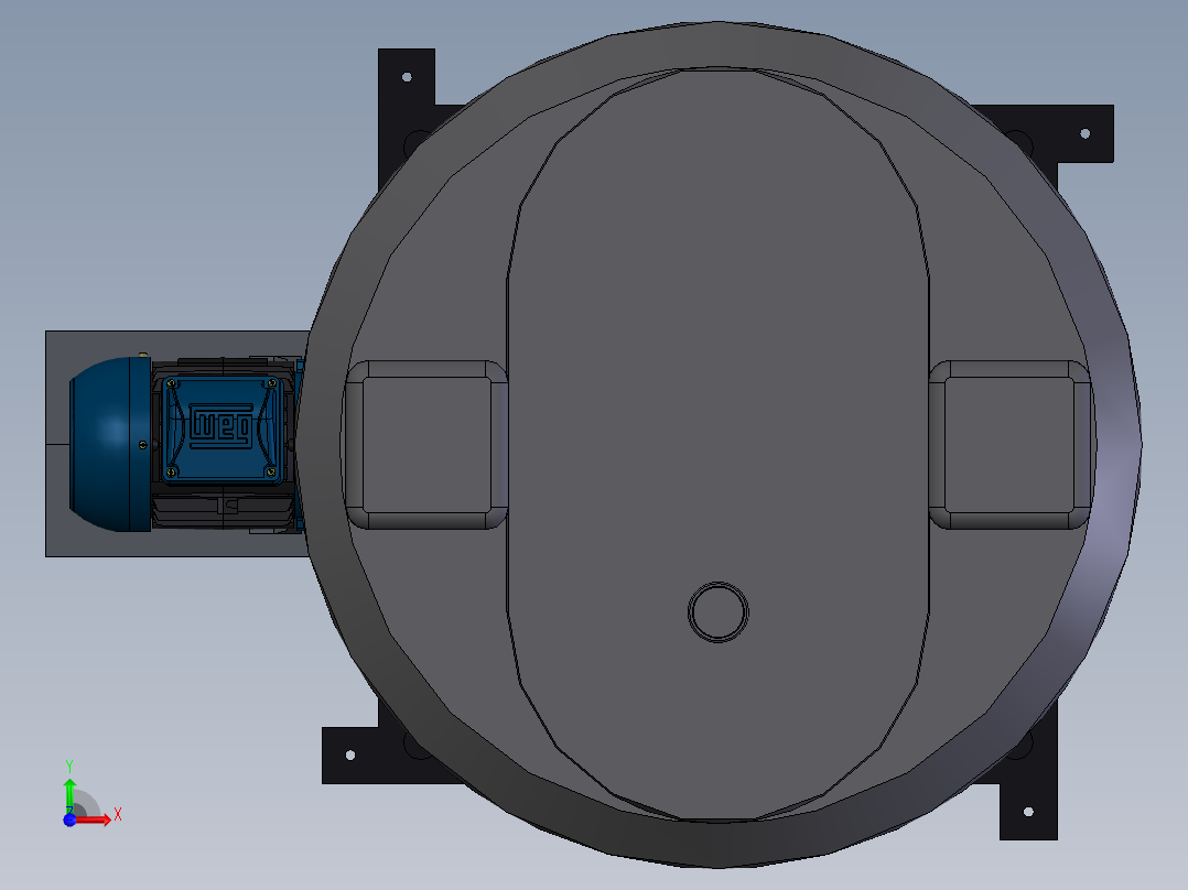 WQ系列潜水排污泵前视图