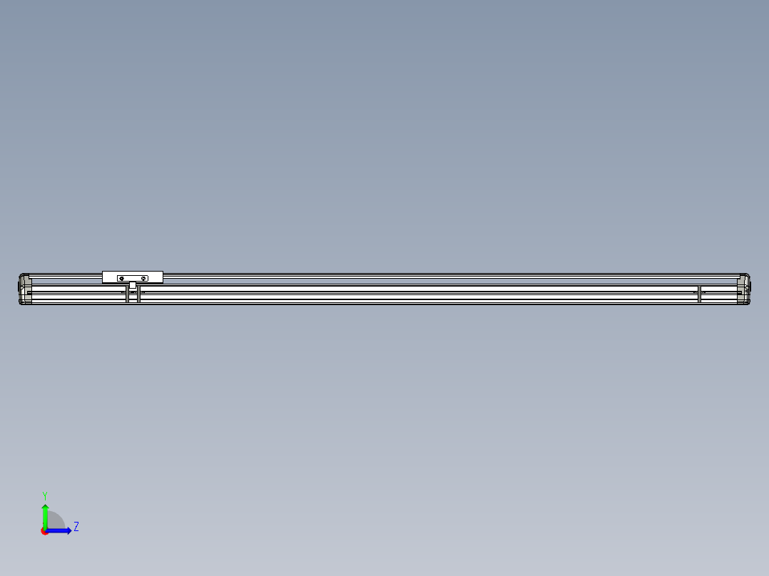 Toyo东佑达直线模组-ETH14-1300-M左视图