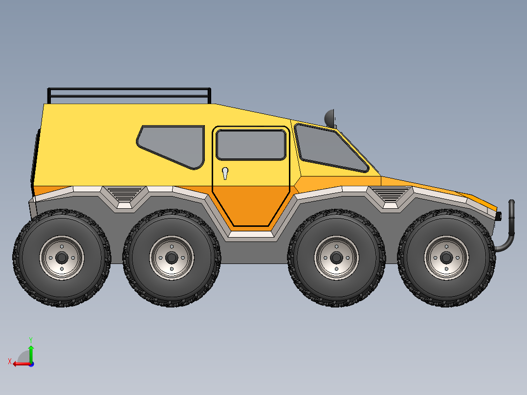 atv+shaman+越野车后视图