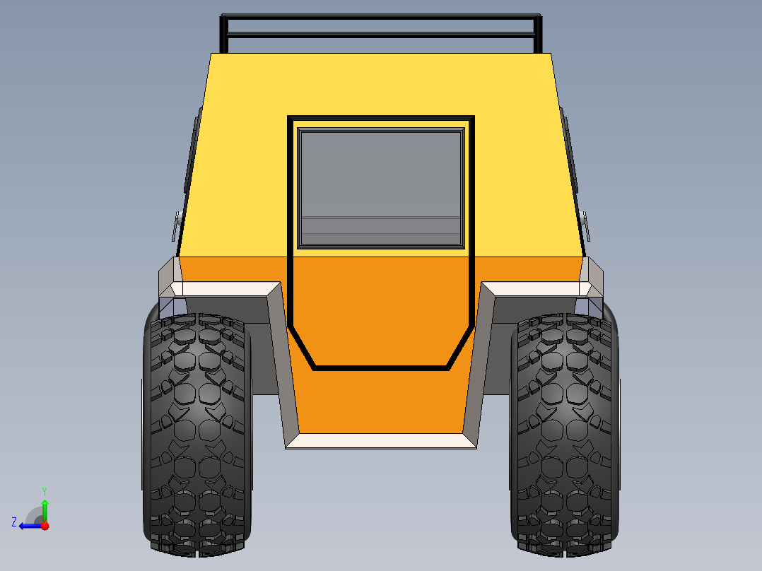 atv+shaman+越野车右视图