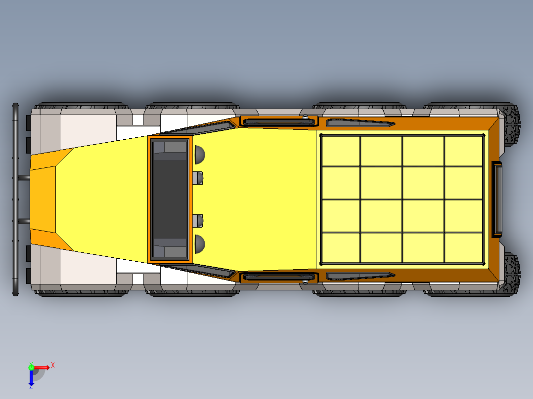 atv+shaman+越野车俯视图