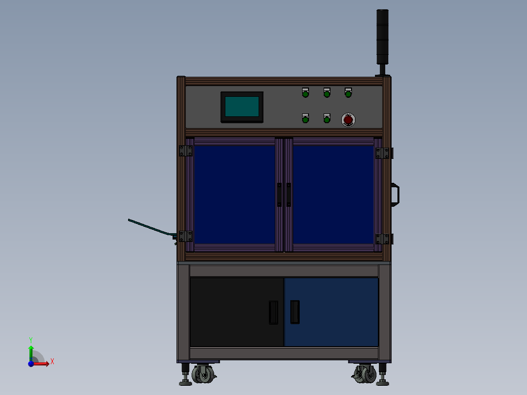 非标自动化弯针包装机前视图