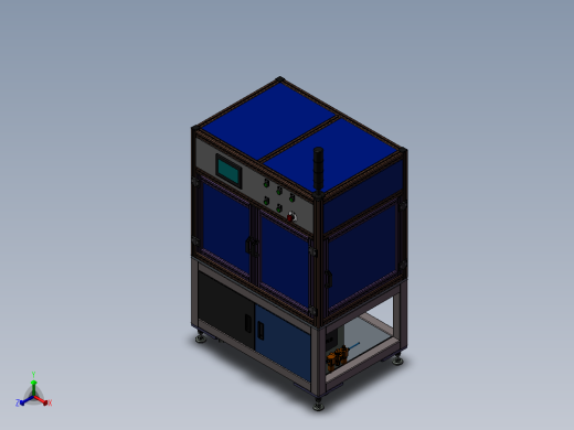 非标自动化弯针包装机正等轴测缩略图