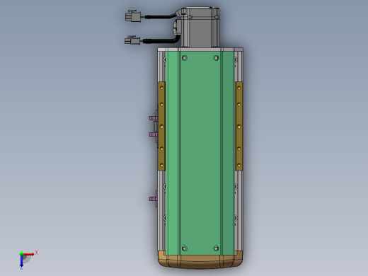 MTH丝杆半封闭模组MTH14-BC-200W俯视缩略图