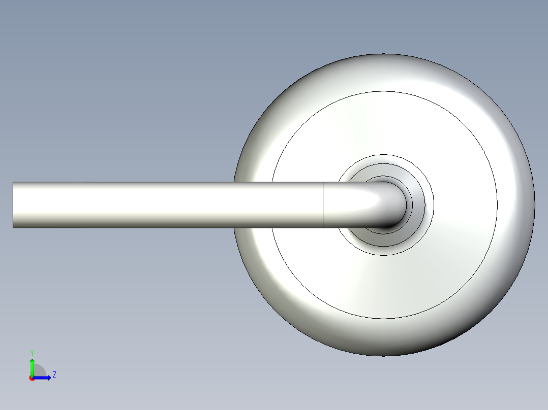 无源元件封装-RES-0.5W-H-MO左视图