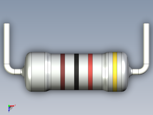 无源元件封装-RES-0.5W-H-MO俯视缩略图