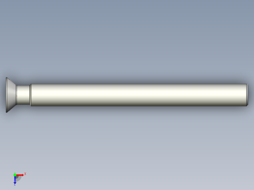 沉头螺钉-Screw_-M27-L288_260-42-4x4-40_-Countersunk_head.stp俯视缩略图