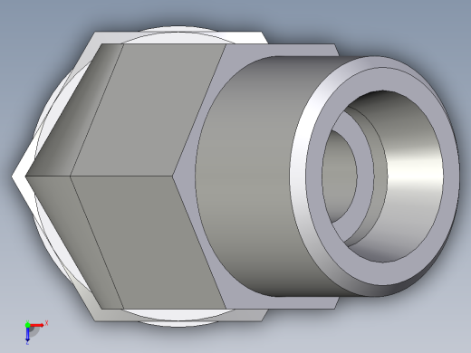 卡套式工业通用硬管接头EO_Adjustable_locknut_45_deg_elbow_VEE12SMOROMDCF俯视缩略图