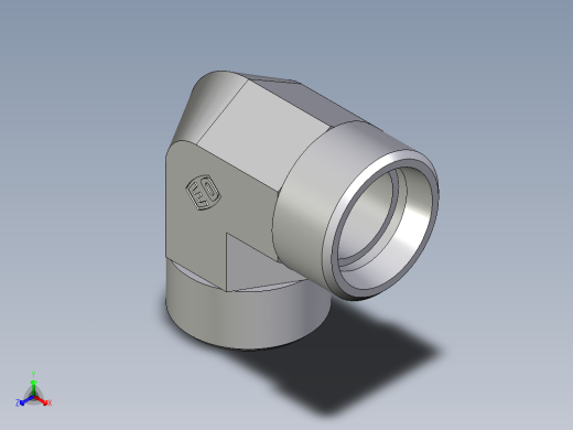 卡套式工业通用硬管接头EO_Union_elbow_W22L71X
