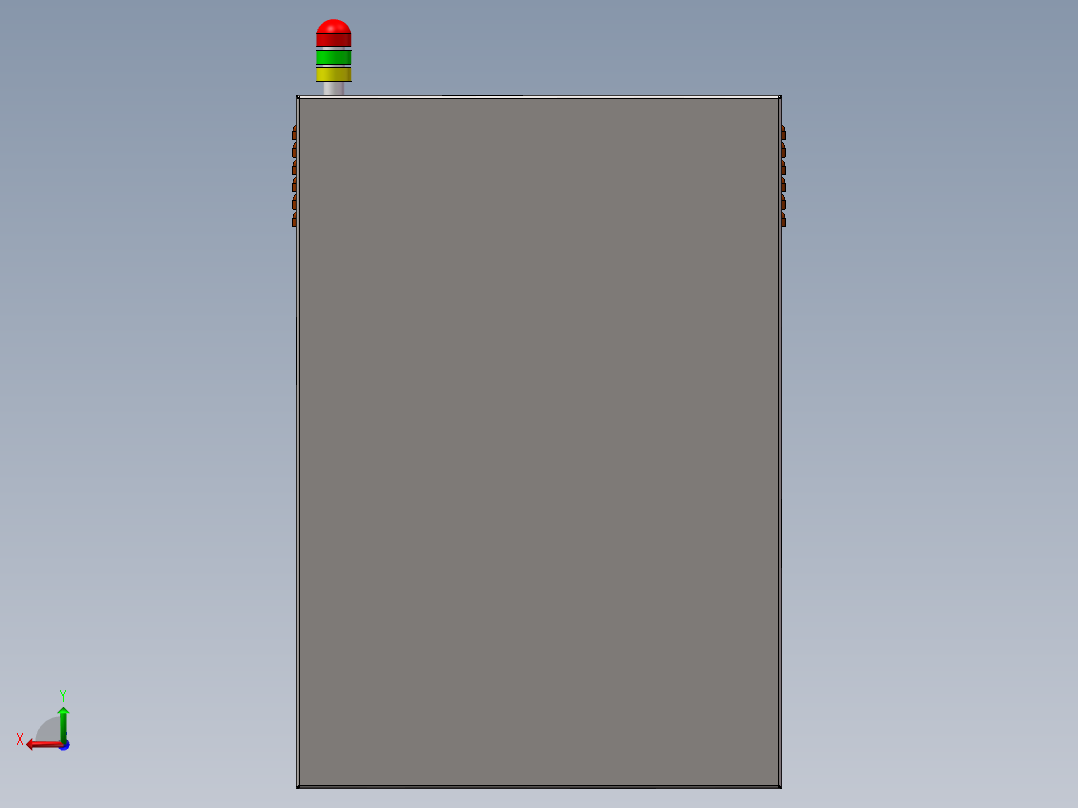 控制柜总成(1)后视图