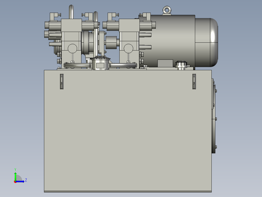 多功能棒料折弯机液压系统设计165437===100左视图
