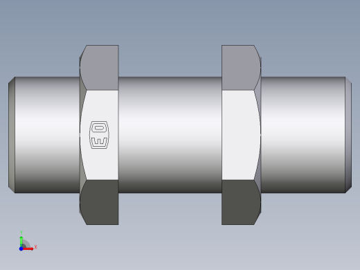 卡套式工业通用硬管接头EO_Bulkhead_union_SV12LOMD71前视缩略图