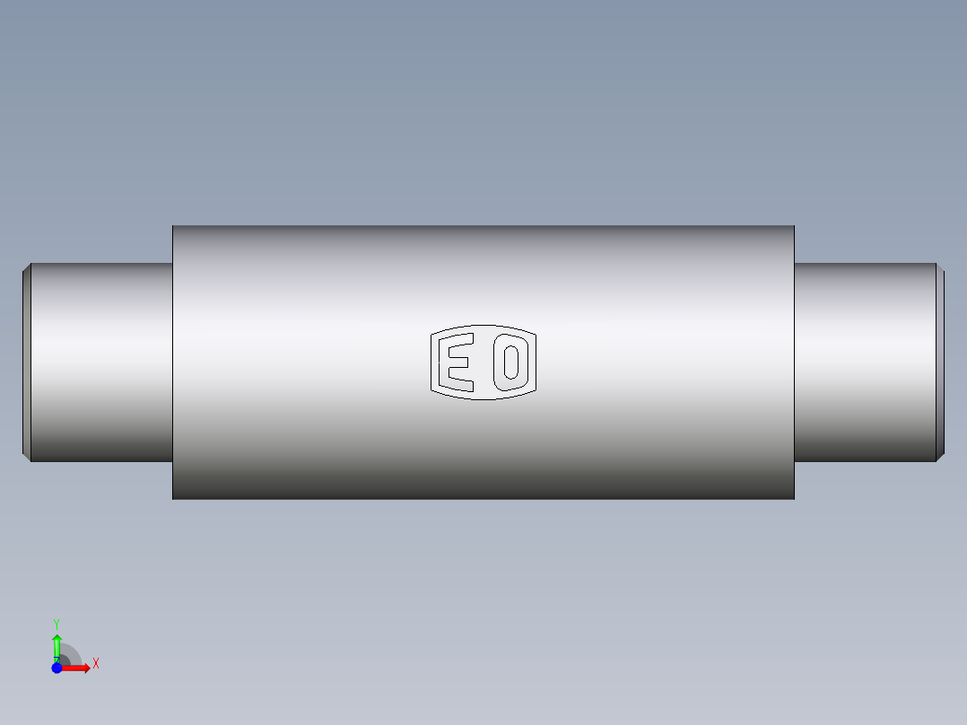 卡套式工业通用硬管接头EO_Weld_bulkhead_fitting_ESV08SX前视图