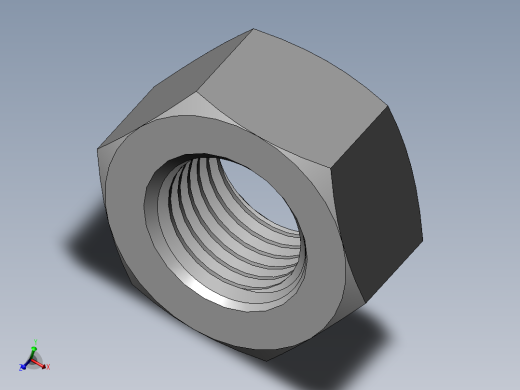 DIN 934 螺母-M36 Nut.SLDPRT
