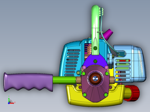 大功率专业墙壁燃油镐前视缩略图