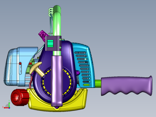 大功率专业墙壁燃油镐后视缩略图