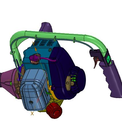 大功率专业墙壁燃油镐