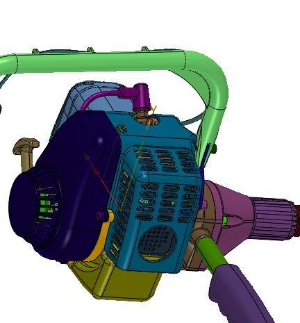大功率专业墙壁燃油镐缩略图