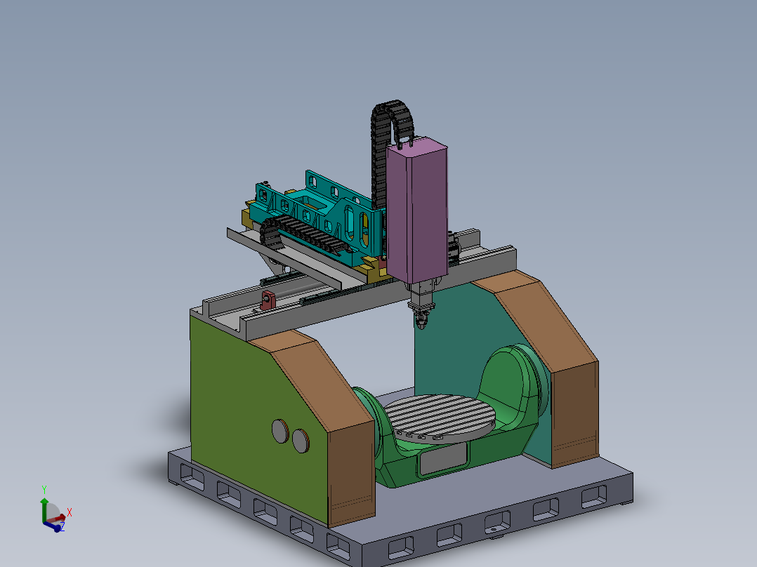 5轴3D打印机设计模型