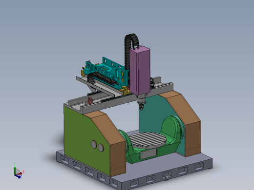 5轴3D打印机设计模型