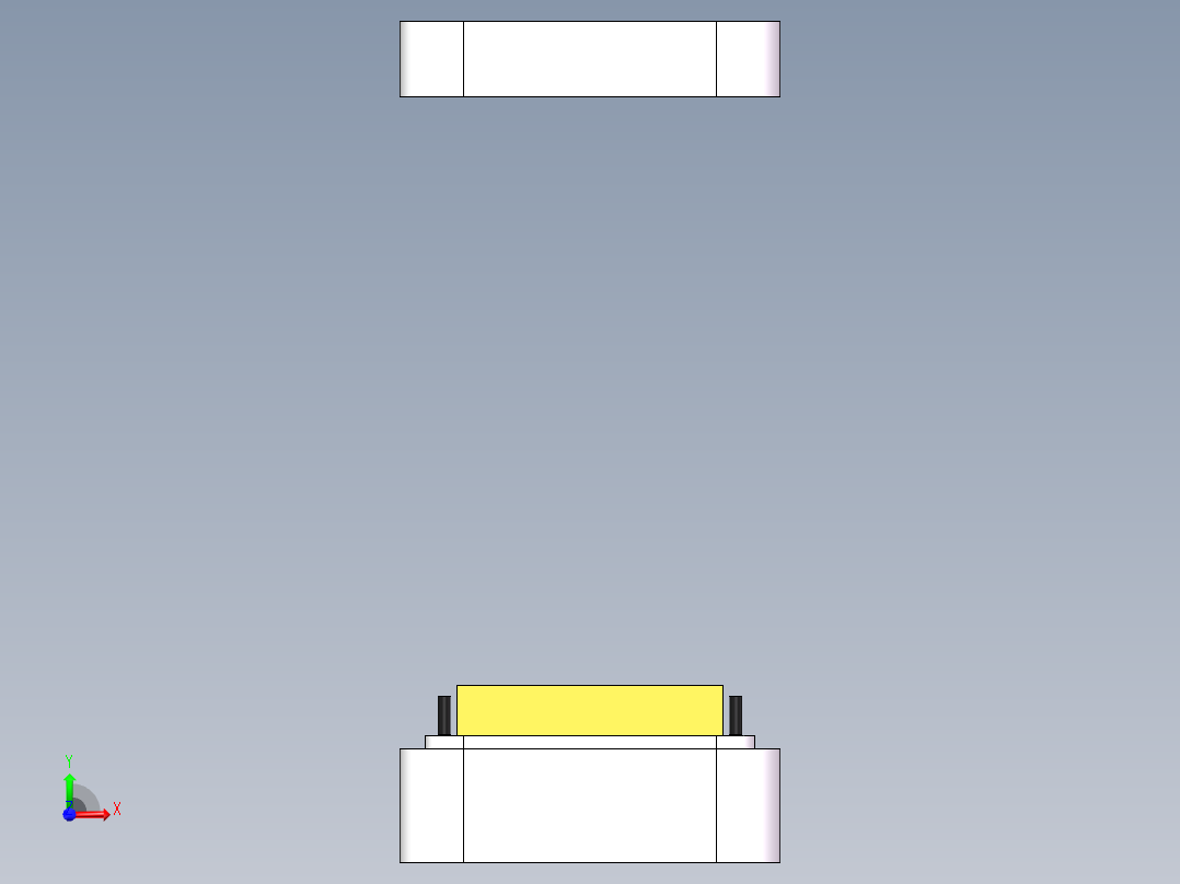 印章模型前视图