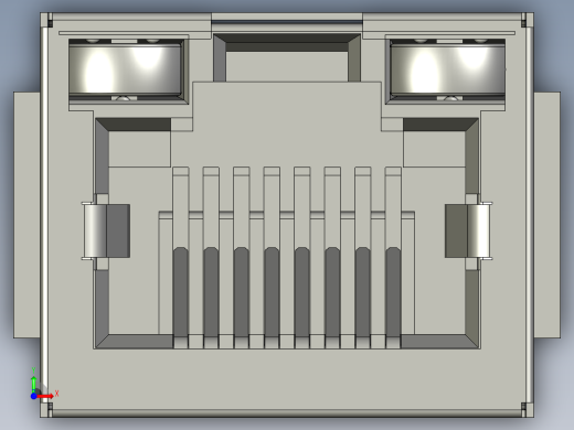 Rj45接口以太网模块前视缩略图