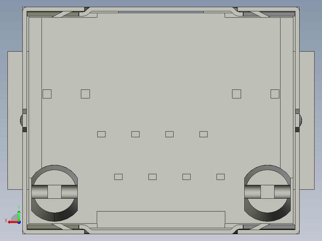 Rj45接口以太网模块后视图