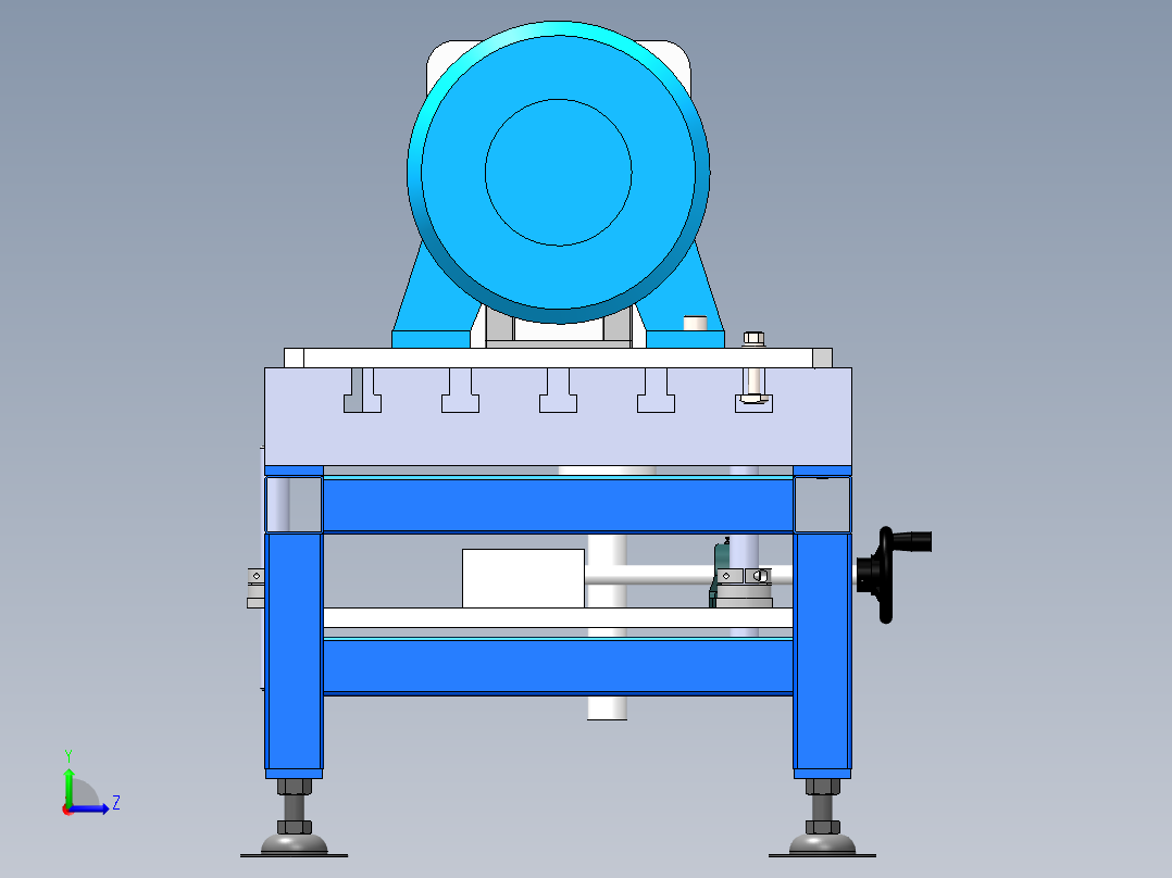 电机测试台左视图