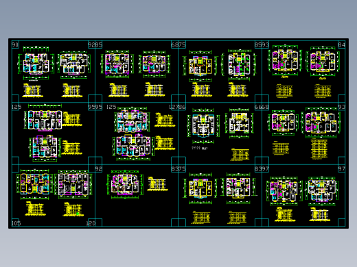 25个多层住宅经典户型