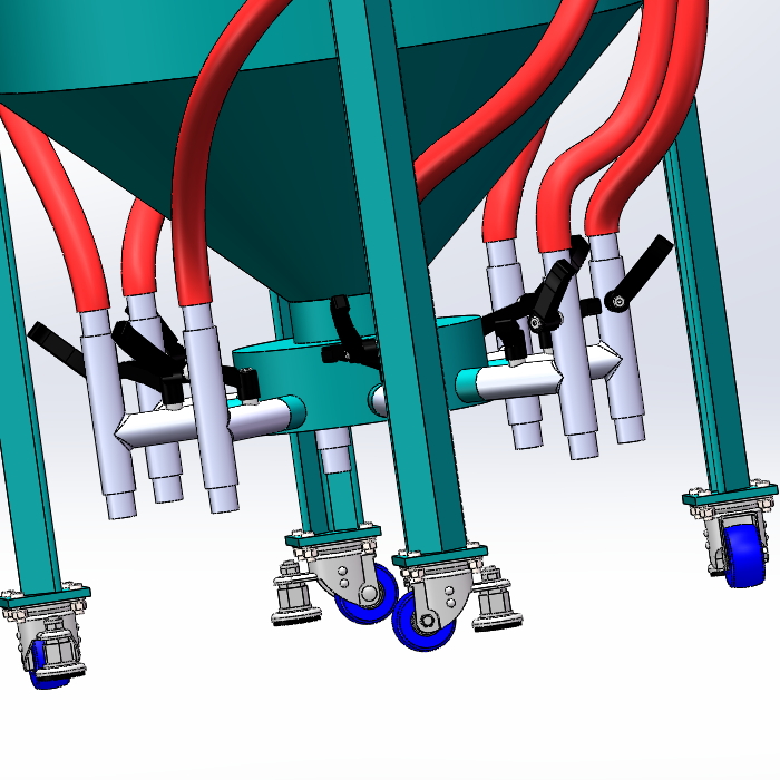8喷嘴型移动喷砂机sw14可编辑