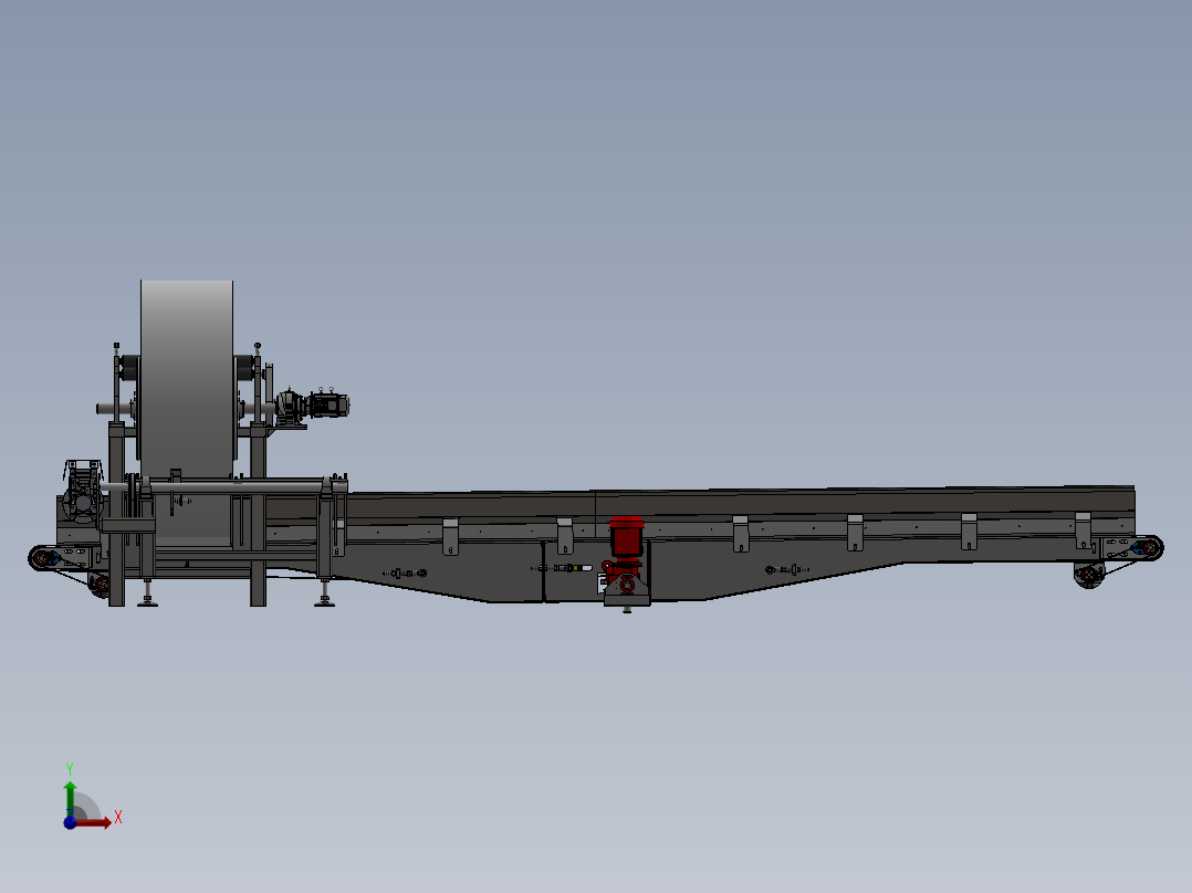 钢板自动成型周转设备sw17可编辑前视图