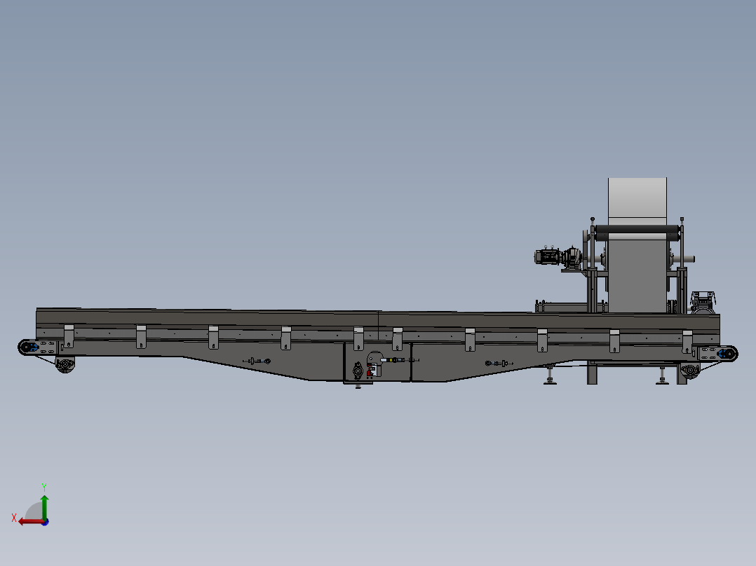 钢板自动成型周转设备sw17可编辑后视图