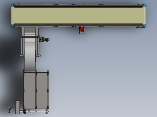 钢板自动成型周转设备sw17可编辑俯视缩略图