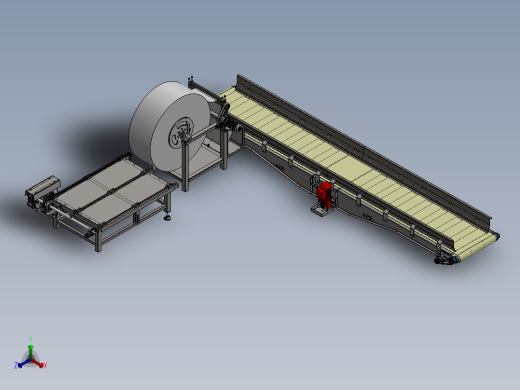 钢板自动成型周转设备sw17可编辑正等轴测缩略图