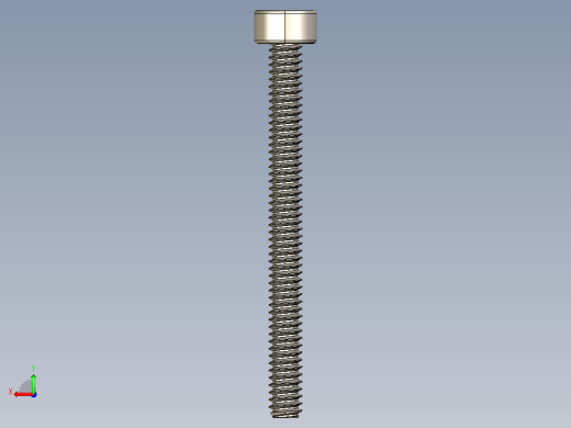 Screw_DIN_912_M1.6x18F_A2.STEP公制内六角螺钉后视缩略图
