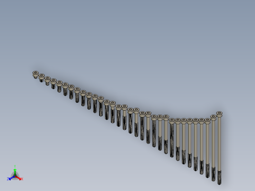 M4公制内六角螺钉汇总