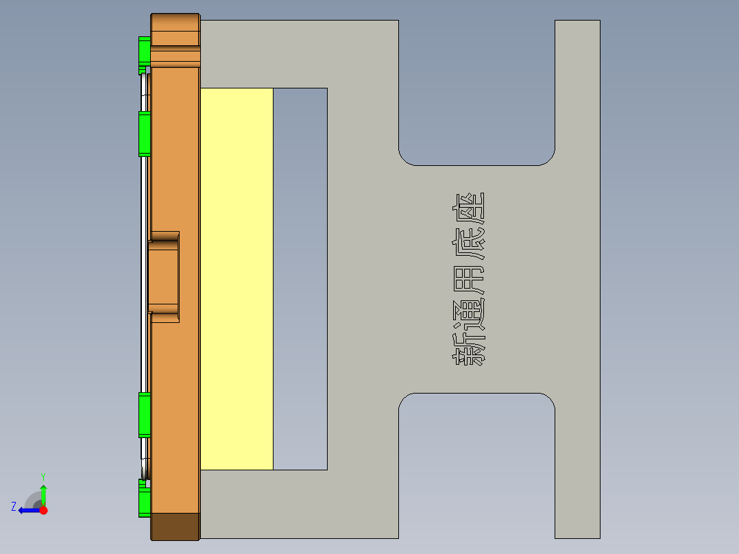 X411-A-笔记本CNC工装夹具三维模型CNC1-220928右视图