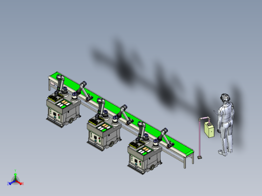 复合AGV的作业岗位
