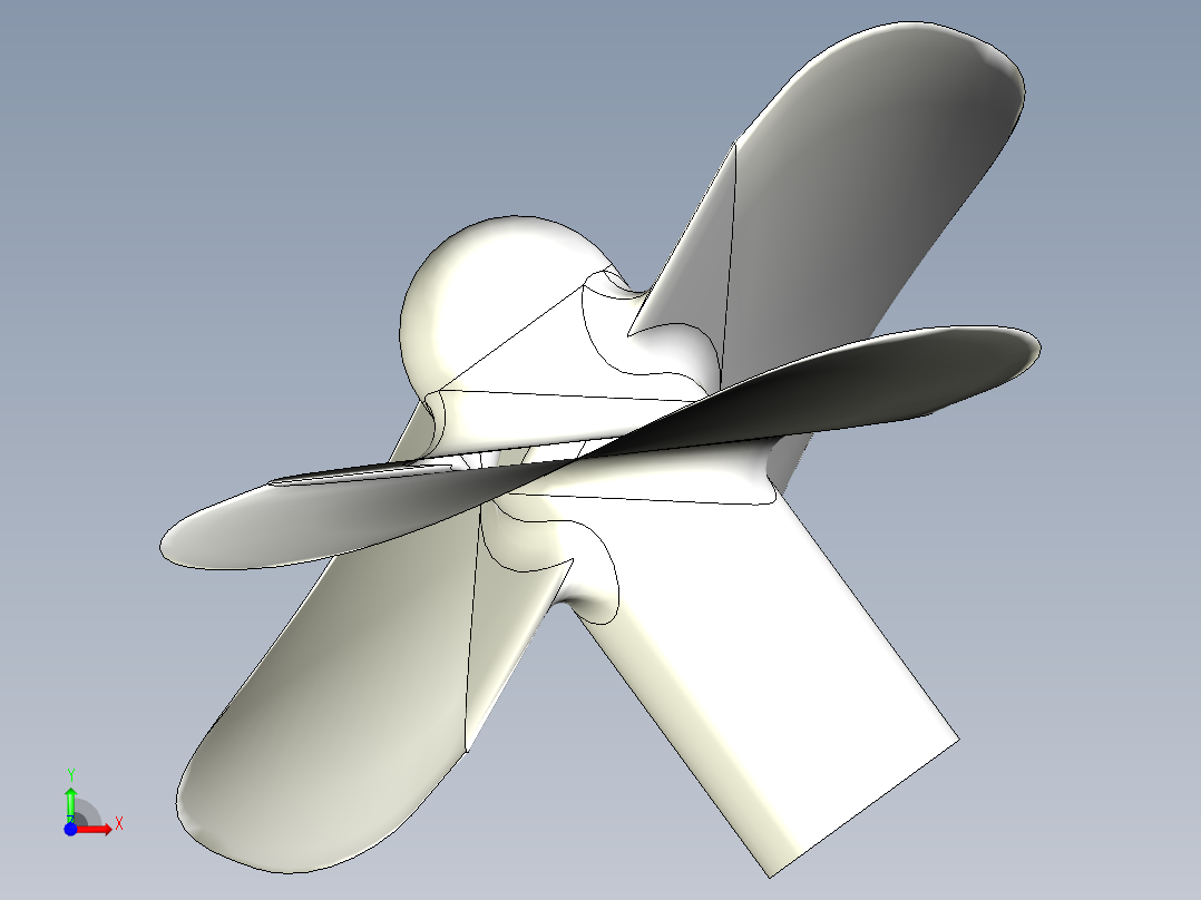 螺旋桨(18)前视图