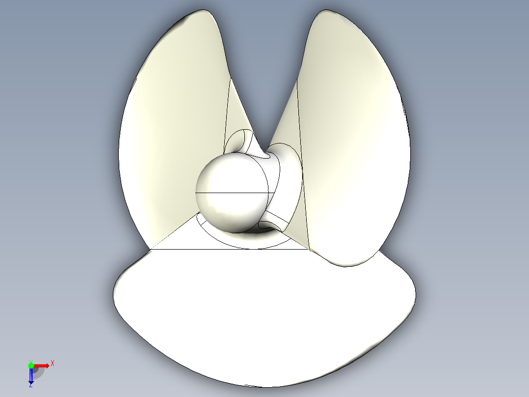 螺旋桨(18)俯视图