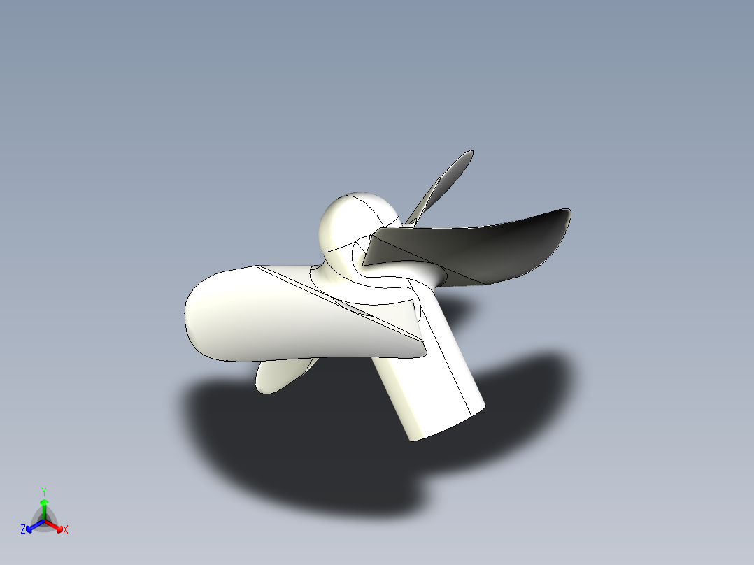 螺旋桨(18)正等轴测图