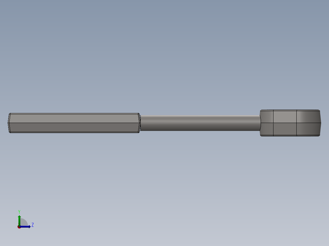 扳手图纸左视图