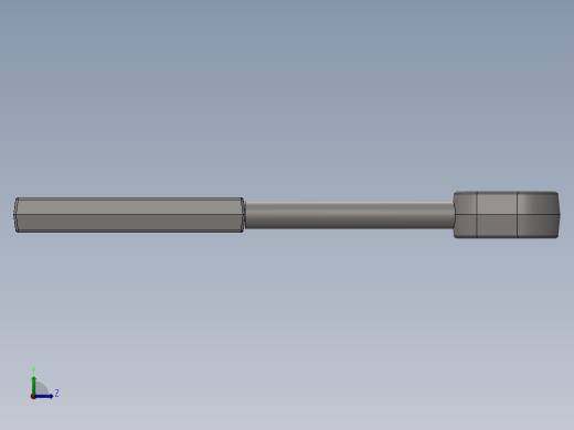 扳手图纸左视缩略图