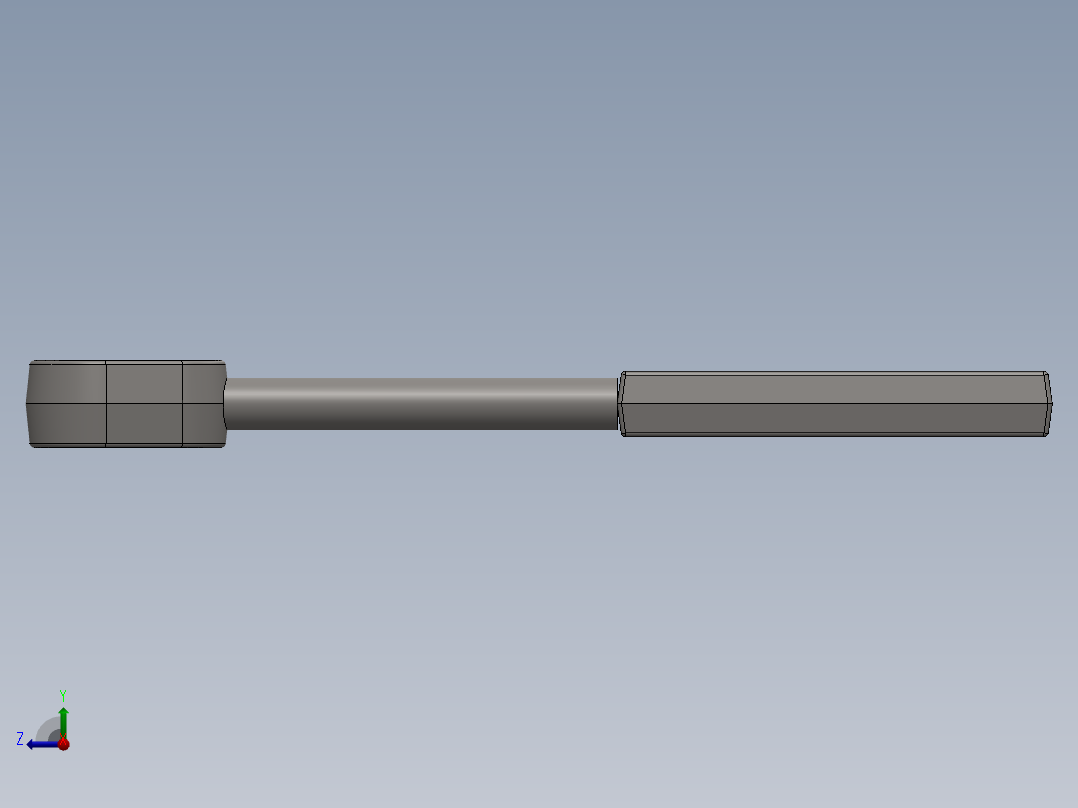 扳手图纸右视图