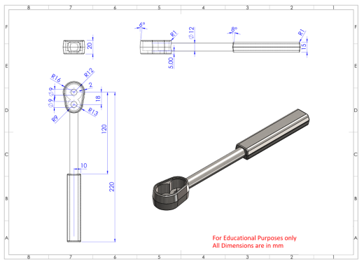 扳手图纸缩略图