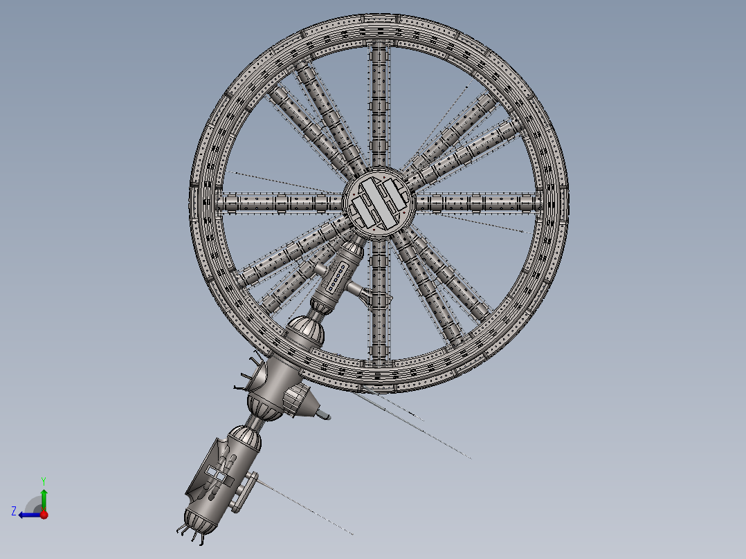 卫星、空间站(48)右视图