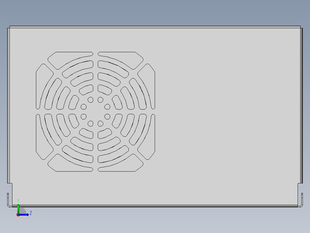 PC电源板左视图