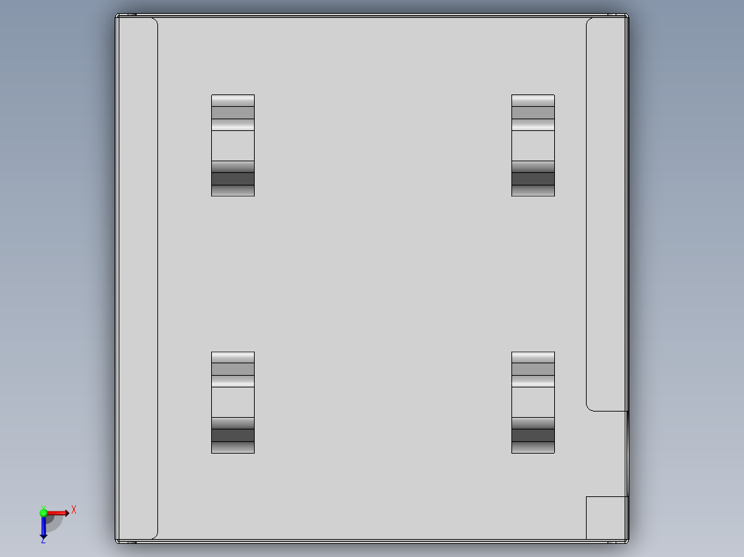 PC电源板俯视图