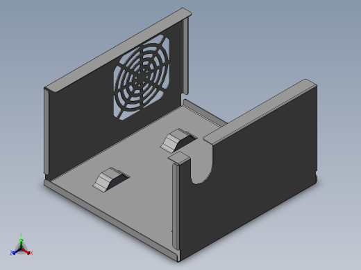 PC电源板正等轴测缩略图